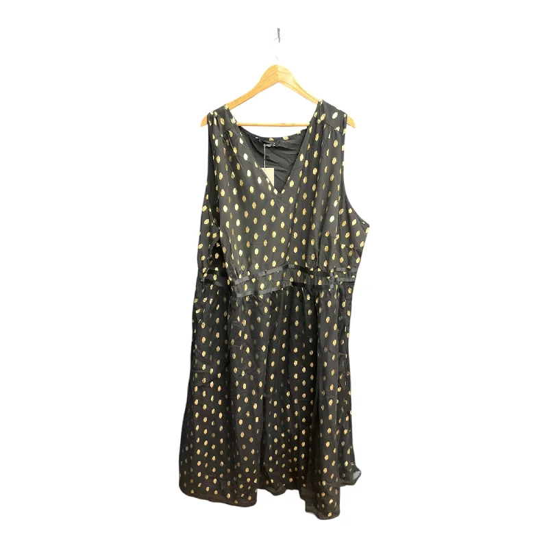 Clearance Event Dress Casual Midi By Cme In Polkadot Pattern, Size: 4x