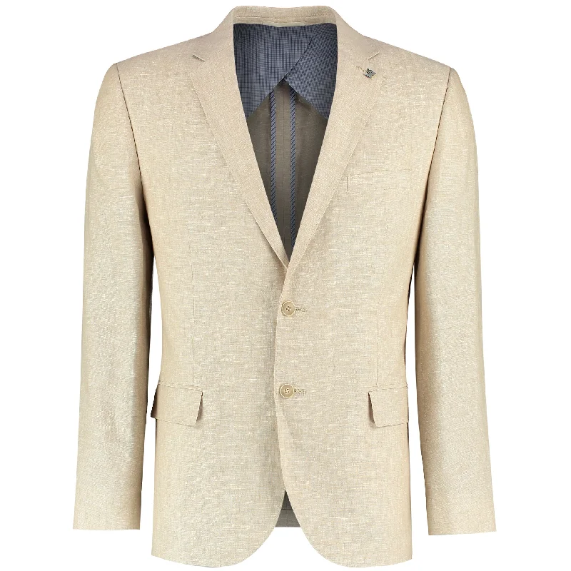 Can't Miss Viago Linen Jacket - Biege