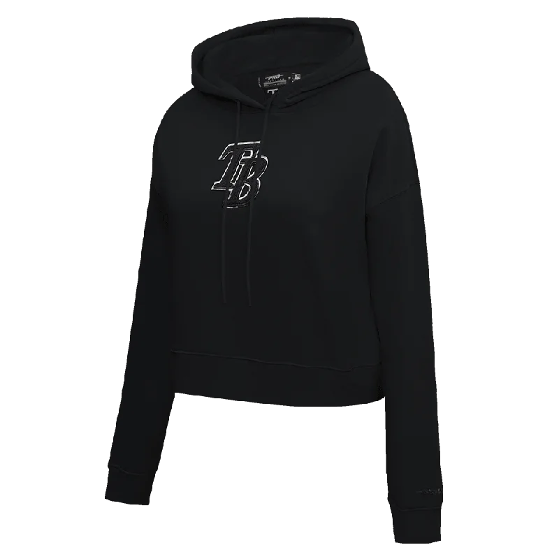 Doorbuster Deal Rays Women's Pro Standard Black on Black TB Hoodie
