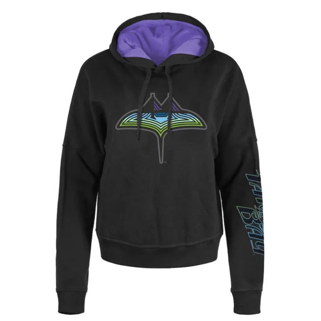 Bargain Prices Rays Women's New Era Black City Connect Skyray Hoodie
