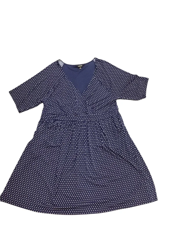 Buy More, Save More Dress Casual Midi By Torrid In Blue & White, Size: 4x
