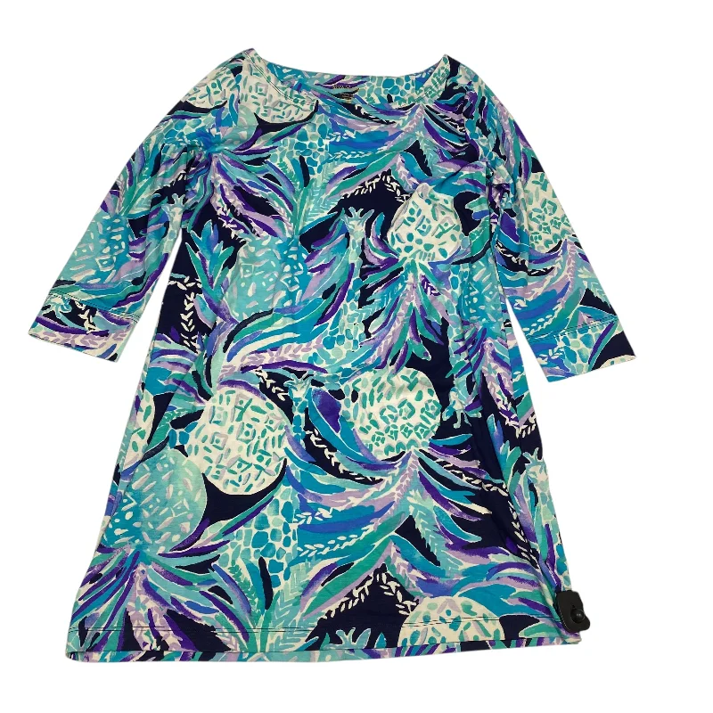 Limited Availability Dress Designer By Lilly Pulitzer In Blue & White, Size: Xl