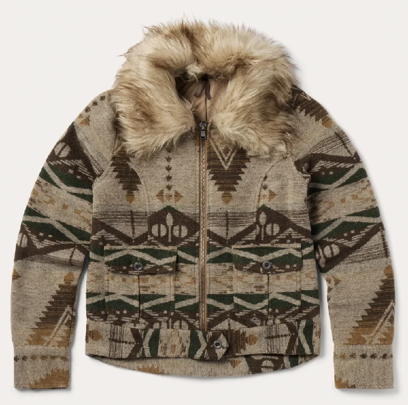 Mega Sale Stetson Jacket W/ Fur Collar Women’s  11-96-539-7004