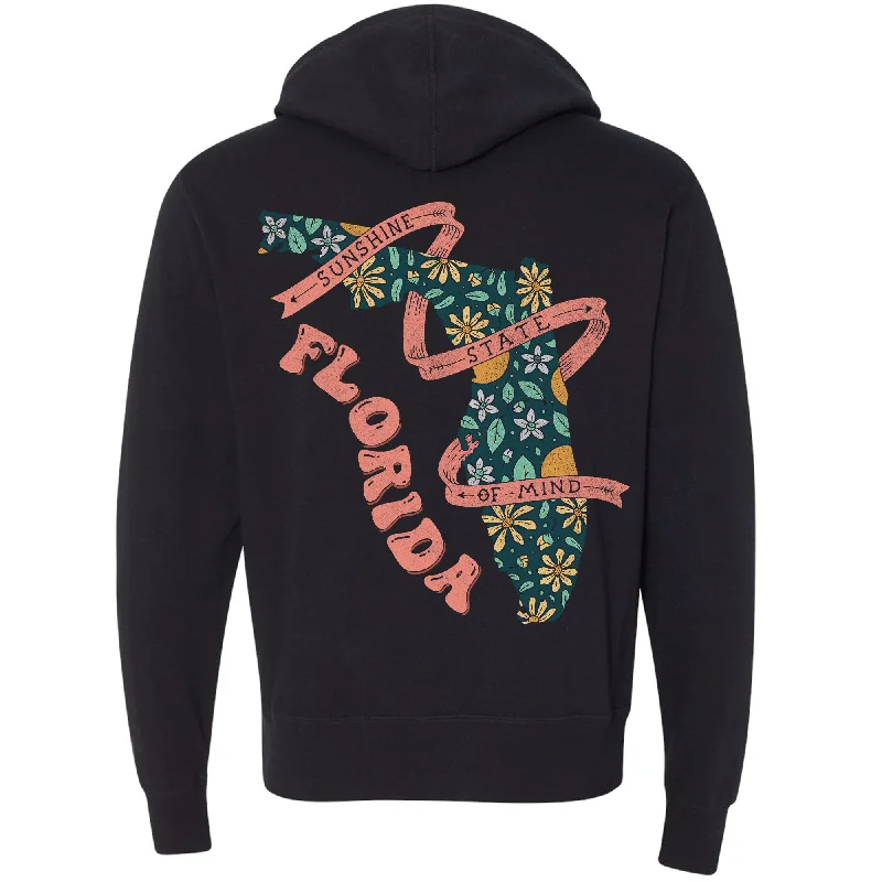 Price Reduction Sunshine State Florida Zipper Hoodie