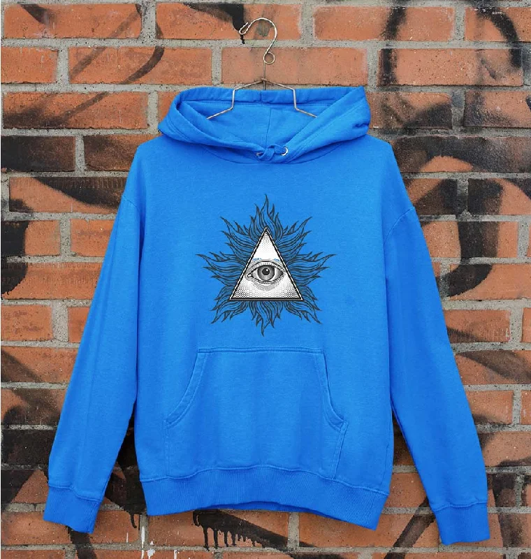 Super Deal Eye Pyramid Unisex Hoodie for Men/Women