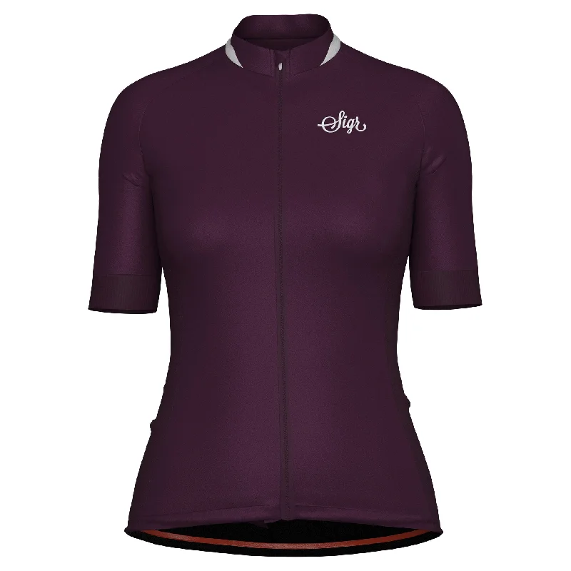 Deep Discounts Lila Hortensia Women's Purple Cycling Jersey