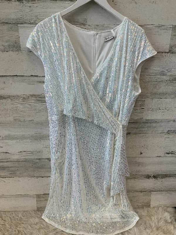 New Arrival Dress Party Midi By Clothes Mentor In White, Size: 2x