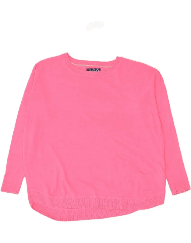 Buy Now JOULES Womens Boat Neck Jumper Sweater UK 6 XS  Pink Acrylic