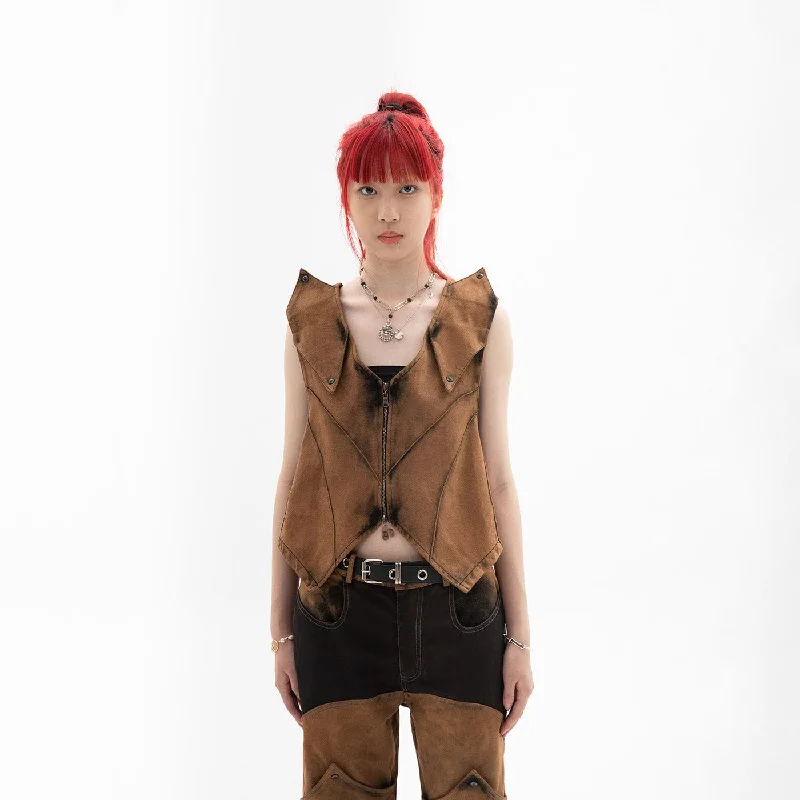 Early Access Western Denim Vest