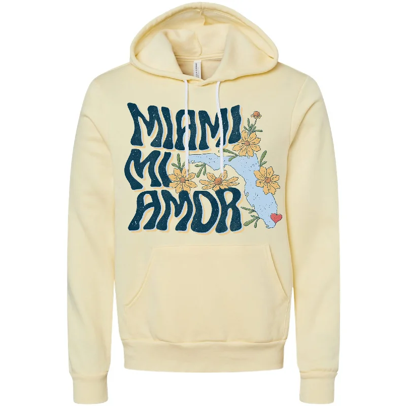 Deep Discounts Miami mi Amor Florida Pullover Hoodie