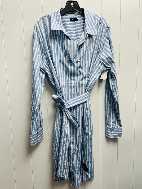 Best Bargains Dress Casual Short By the limted  In Blue & White, Size: Xl