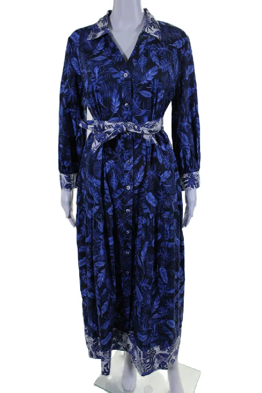 Deal Explosion Purotatto Womens Cotton Floral Colorblock Buttoned Tiered Dress Blue Deal Explosion Purotatto Womens Cotton Floral Colorblock Buttoned Tiered Dress Blue