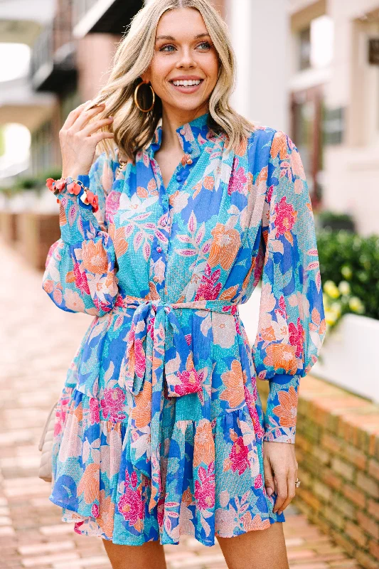 Today’s Deal Admitted Beauty Blue Floral Dress