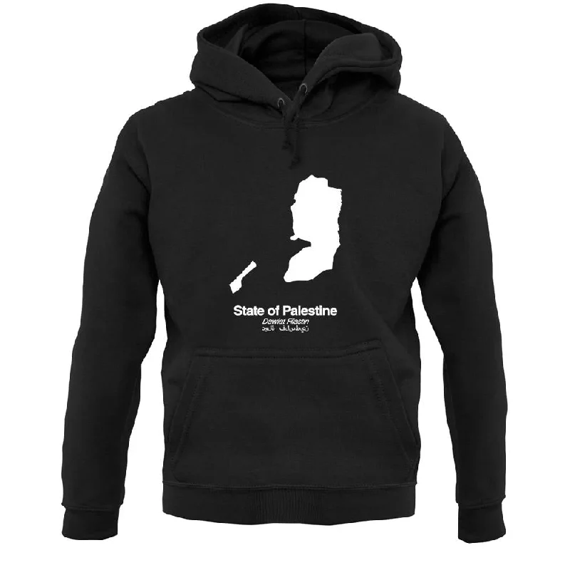 New Deals State Of Palestine Silhouette Unisex Hoodie