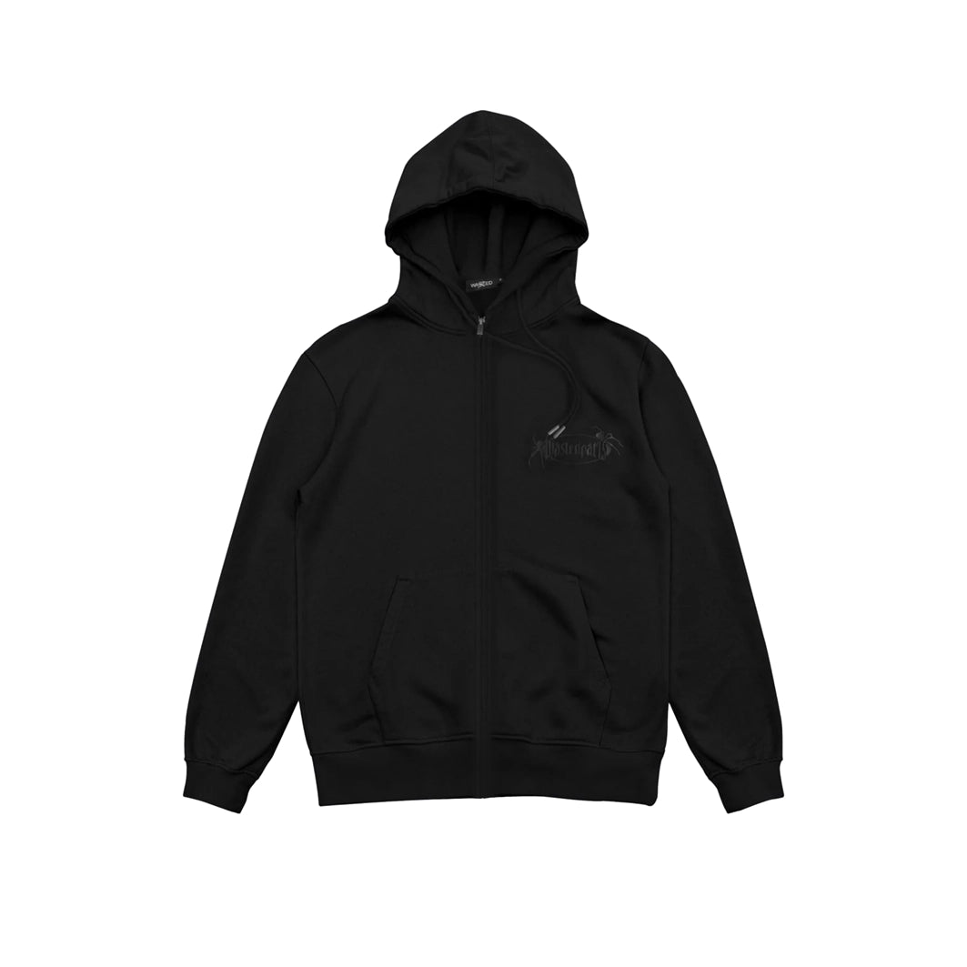 Extra Savings Wasted Paris Boiler Reset Zip Up Hoodie - Black