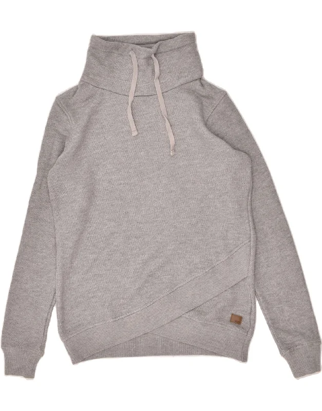Exclusive Deal ROXY Womens Sweatshirt Jumper UK 10 Small Grey Cotton