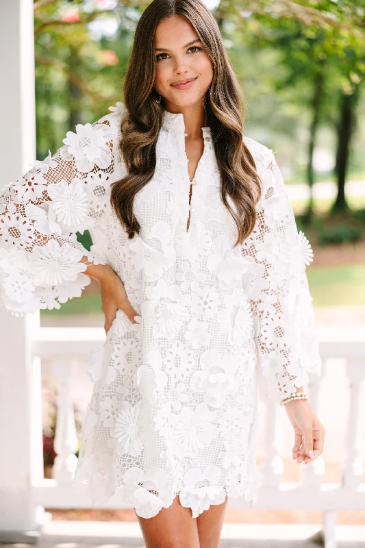 Today Only J. Marie: Introduce Yourself White Lace Dress