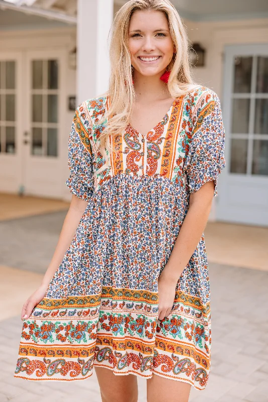 Mega Sale It's The Little Things Cream White Floral Dress