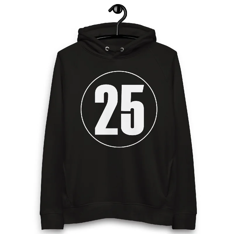 Exclusive Savings Unisex pullover hoodie: White on Black 25