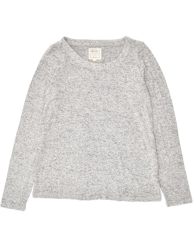 Closeout MOUNTAIN WAREHOUSE Womens Boat Neck Jumper Sweater UK 14 Large  Grey
