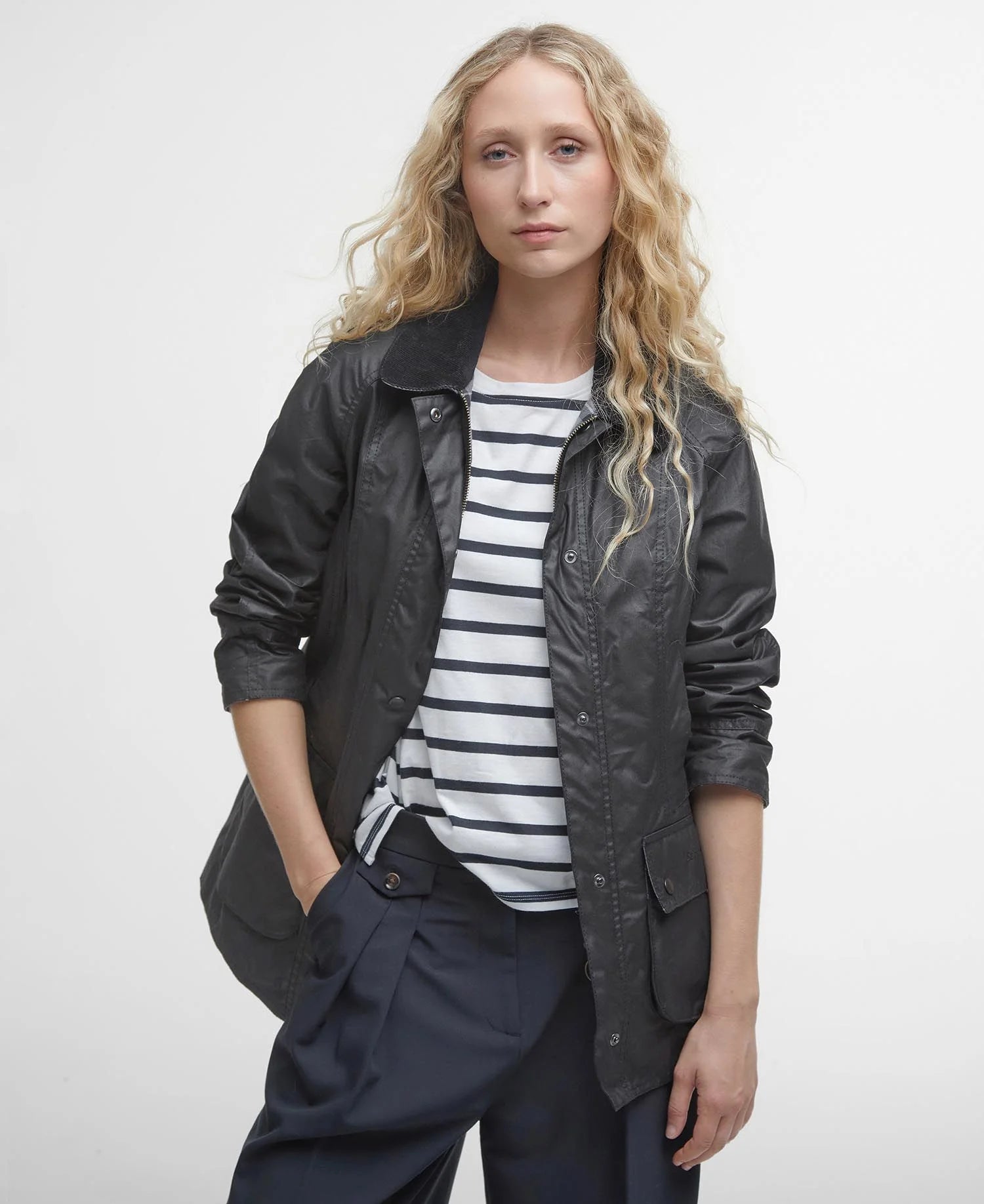 Buy Now Beadnell Wax Jacket (Black)
