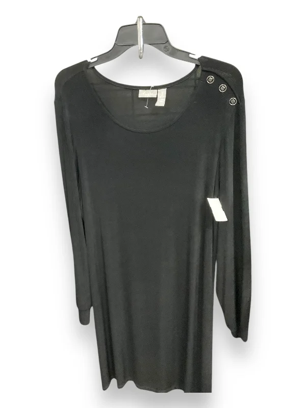Reduced Prices Dress Casual Midi By Chicos In Black, Size: Xl