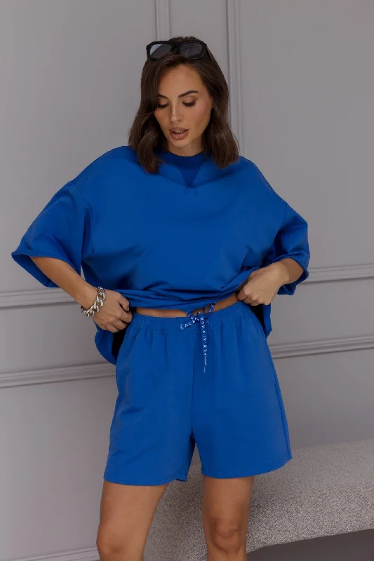 Act Fast LEVI Shorts Electric Blue