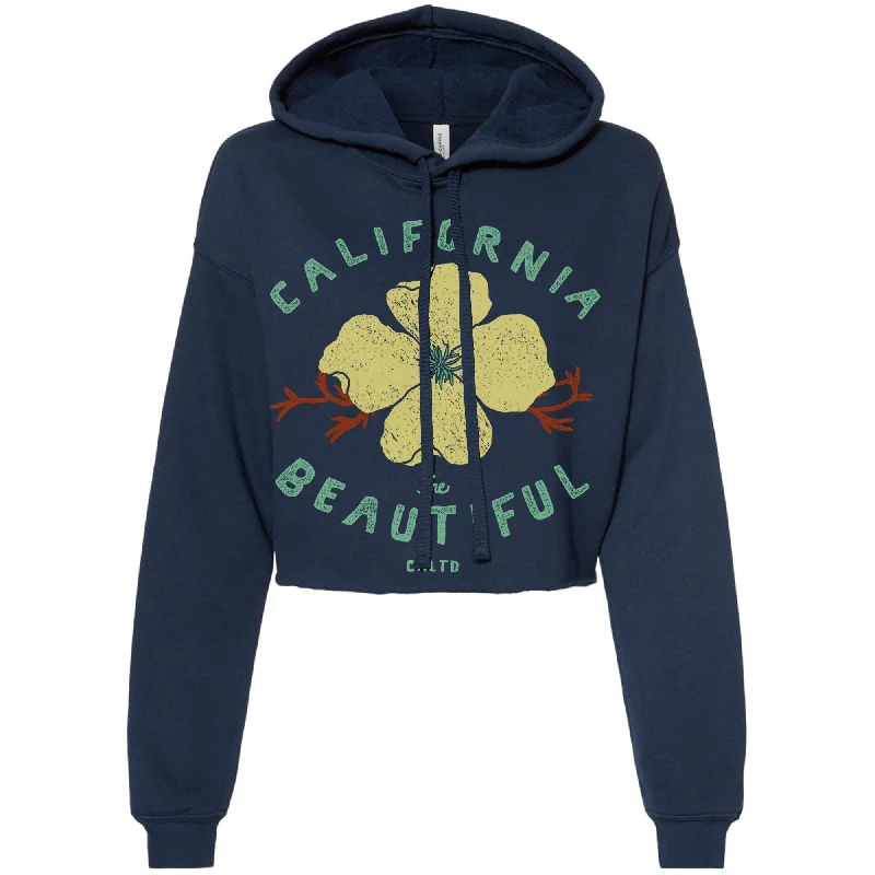 Best Deals Cali Beautiful Cropped Hoodie