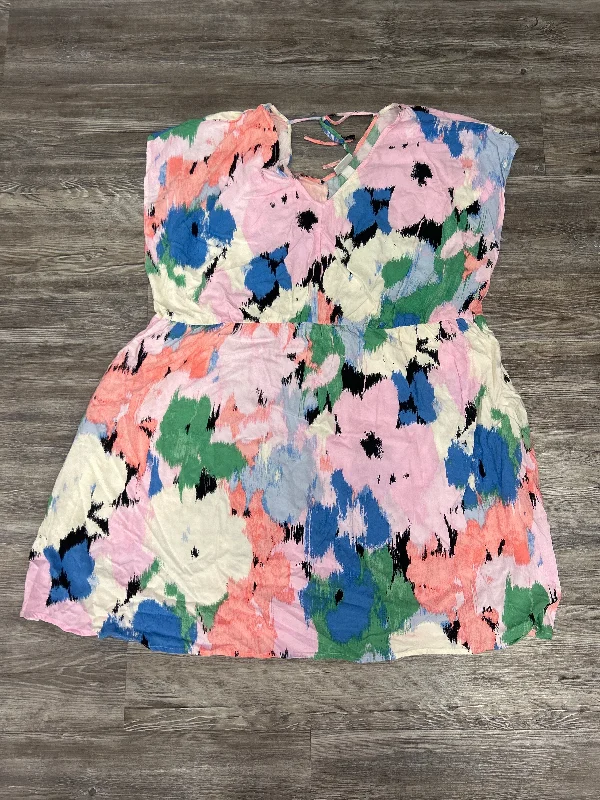 New Markdowns Dress Casual Midi By Ava & Viv In Multi-colored, Size: 2x