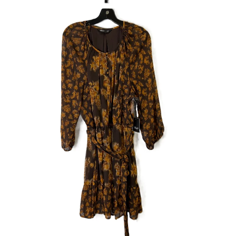 Special Savings Dress Casual Short By Simply Vera In Brown, Size: Xl