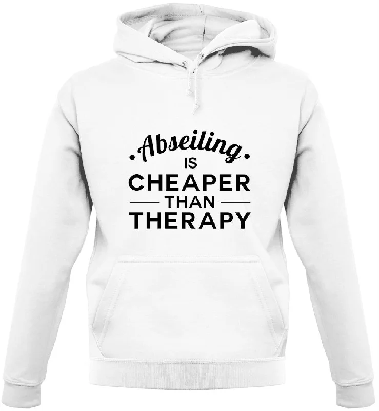 Price Break Abseiling Is Cheaper Than Therapy Unisex Hoodie