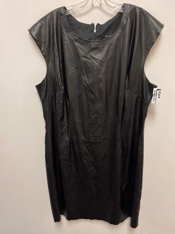 Weekend Flash Sale Dress Casual Midi By Ashley Stewart In Black, Size: 1x