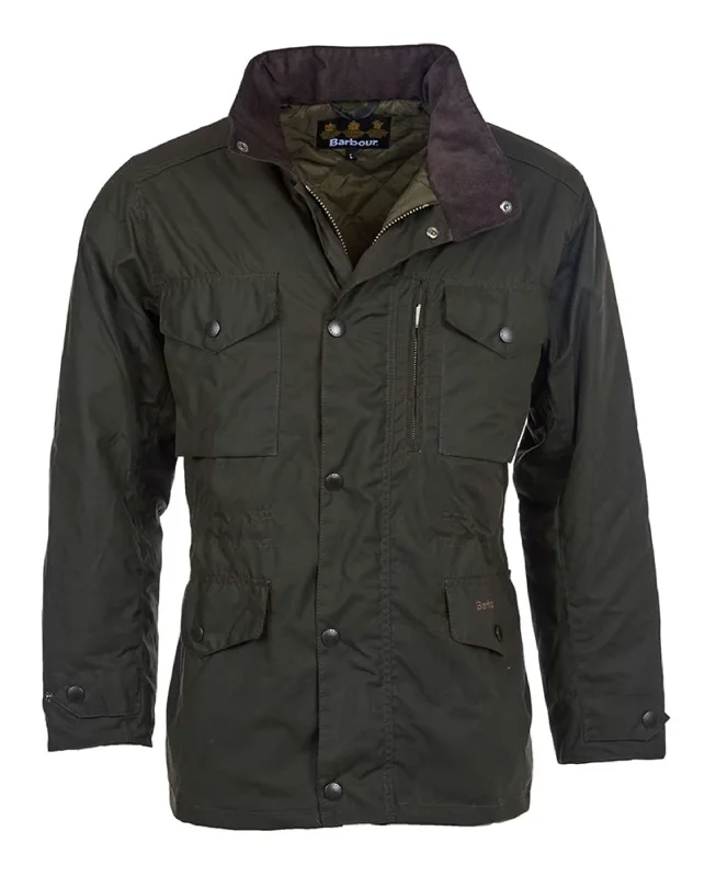 Markdowns Sapper Wax Jacket - Olive
