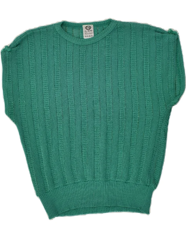 Discount Extravaganza C&A Womens Sleeveless Crew Neck Jumper Sweater IT 48/50 XL Green Acrylic Discount Extravaganza C&A Womens Sleeveless Crew Neck Jumper Sweater IT 48/50 XL Green Acrylic