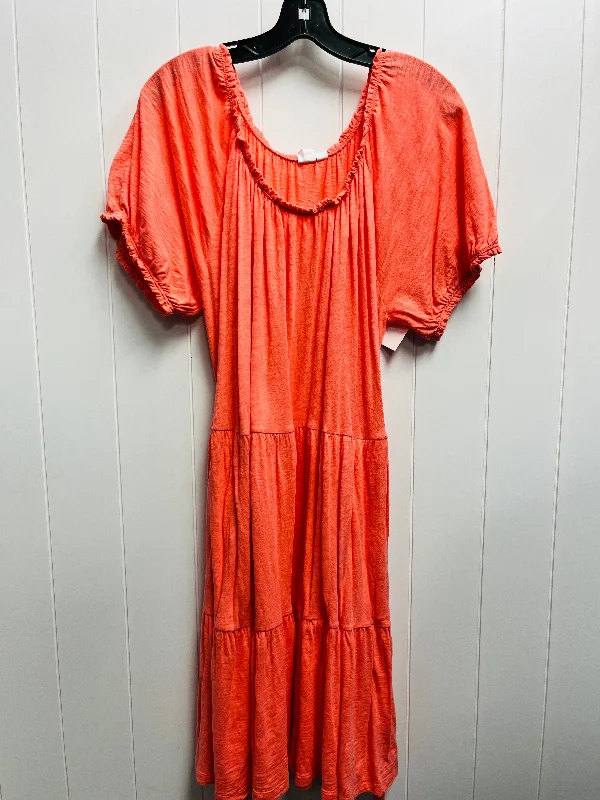 Customer Appreciation Sale Dress Casual Short By Gap In Coral, Size: Xl