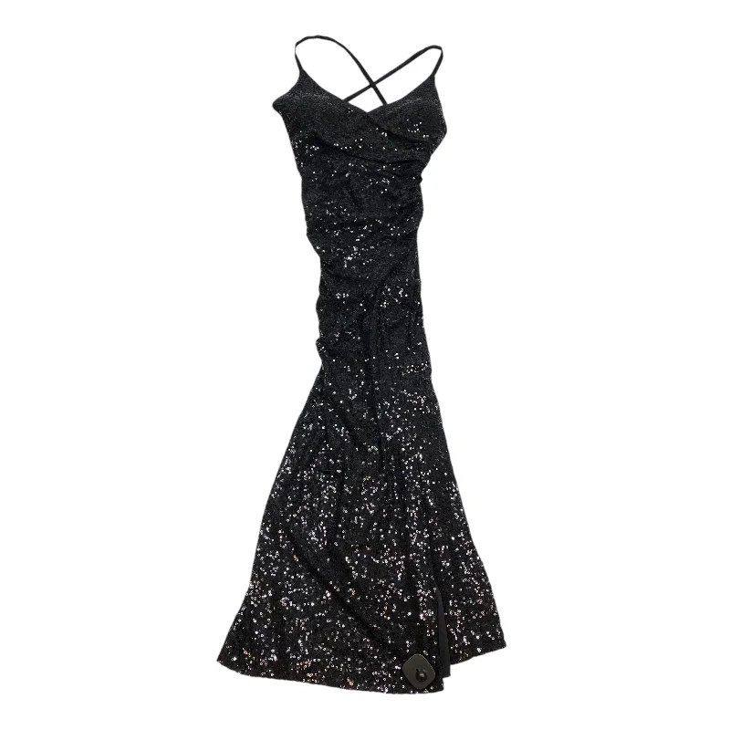 Blowout Sale Dress Party Long By Eliza J In Black, Size: Xl