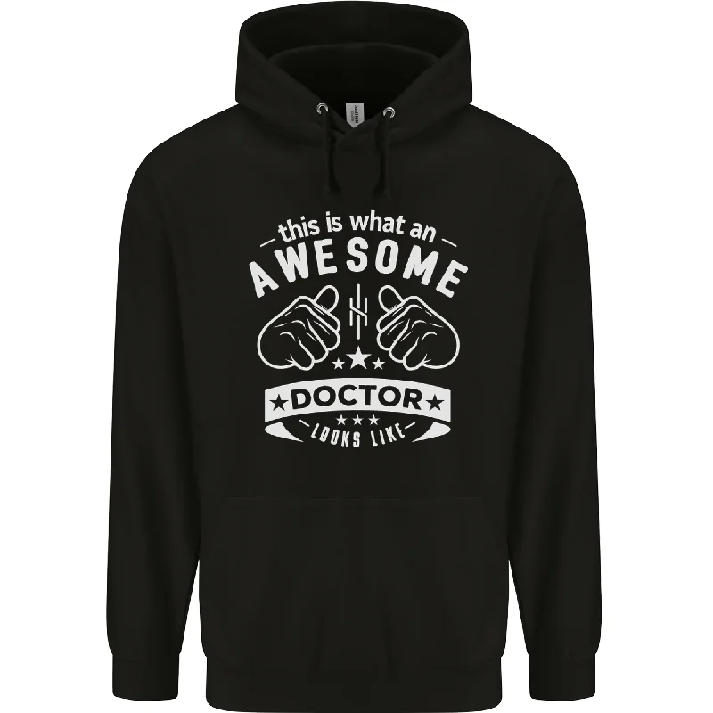 Final Clearance An Awesome Doctor Looks Like GP Funny Mens 80% Cotton Hoodie