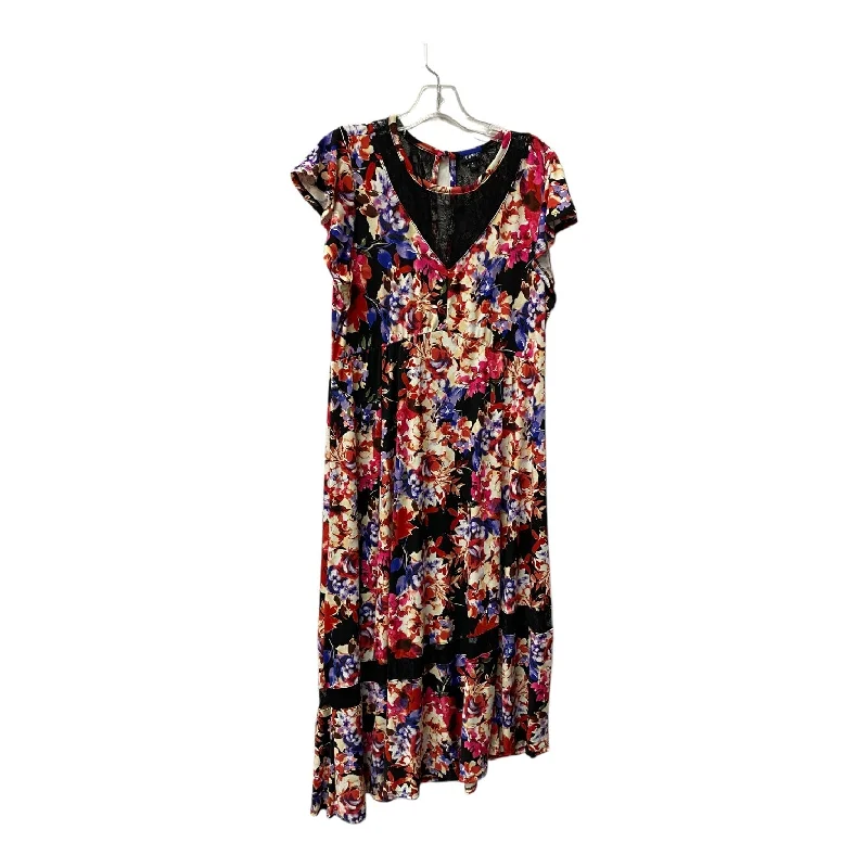 Quick Sale Dress Casual Maxi By Torrid In Pink & Red, Size:1X