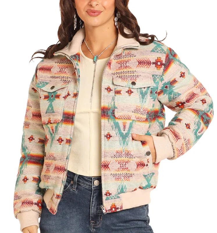 Unmissable Offer Rock & Roll Bomber Jacket Women’s  BW92C04331