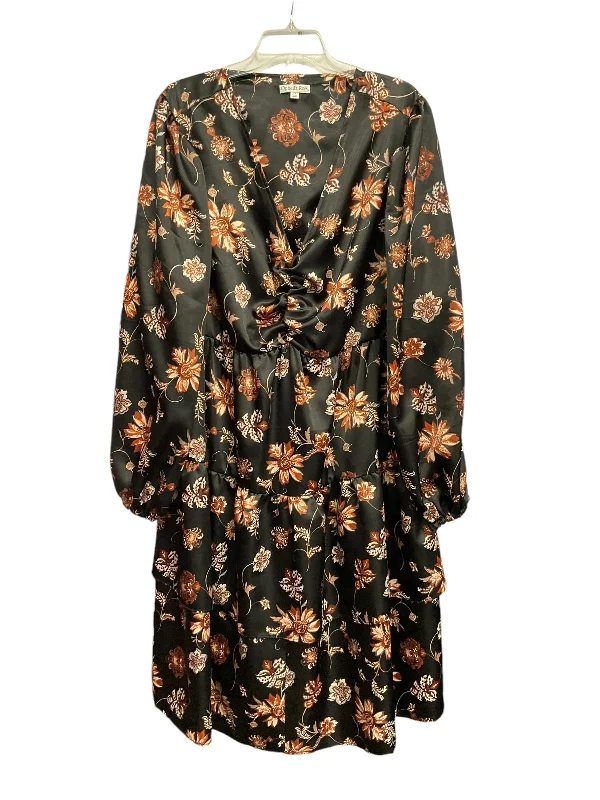 Extra Savings Dress Casual Midi By Ophelia Roe In Multi-colored, Size: 2x