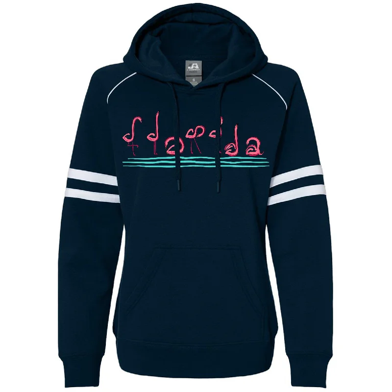 The Best Prices Curvy Flamingos Florida Varsity Hoodie