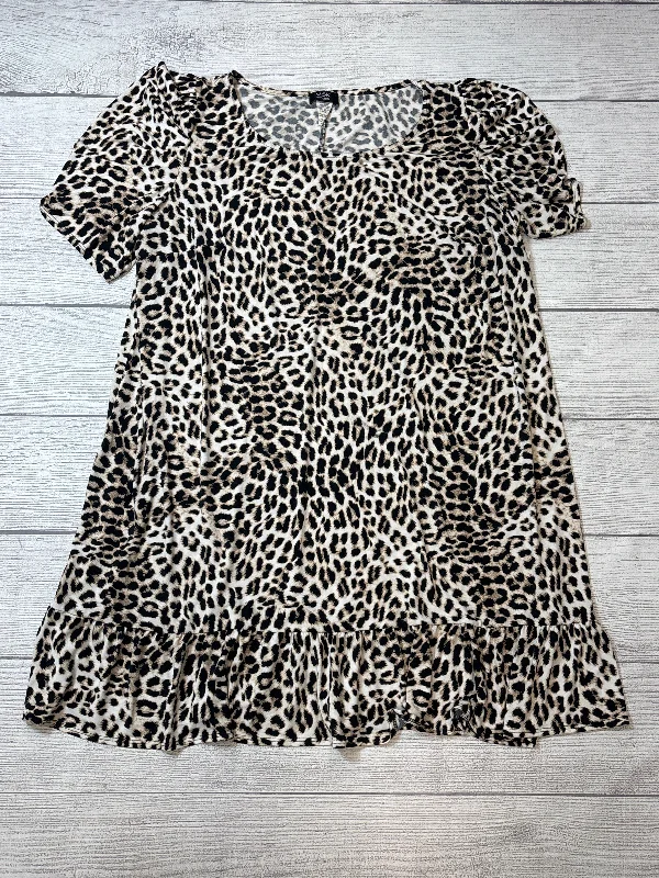 New Deals Dress Casual Short By Msk In Animal Print, Size: 3x