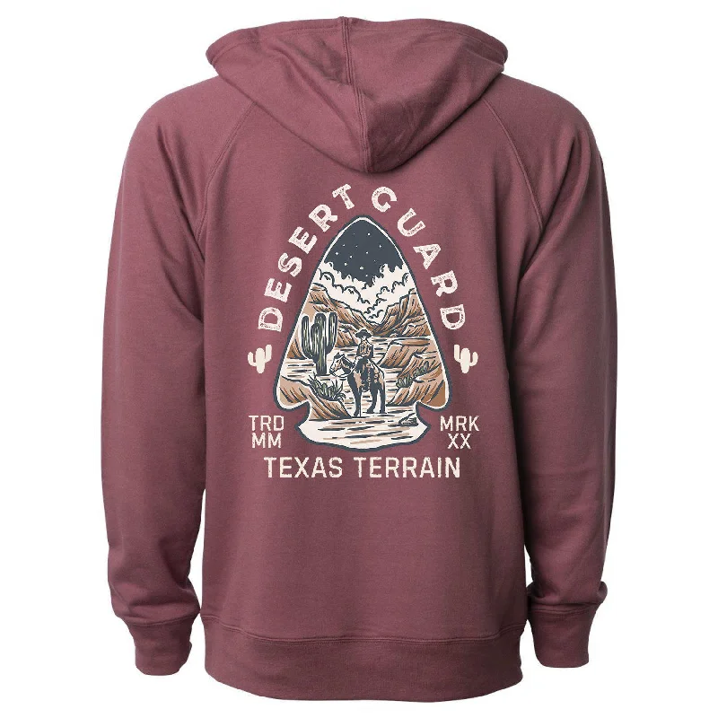 Grand Opening Sale Desert Guard Texas Raglan Zipper Hoodie