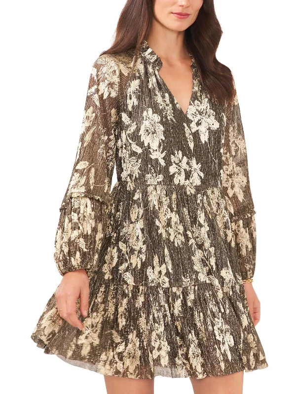 Bargain Prices Womens Metallic Mini Cocktail And Party Dress