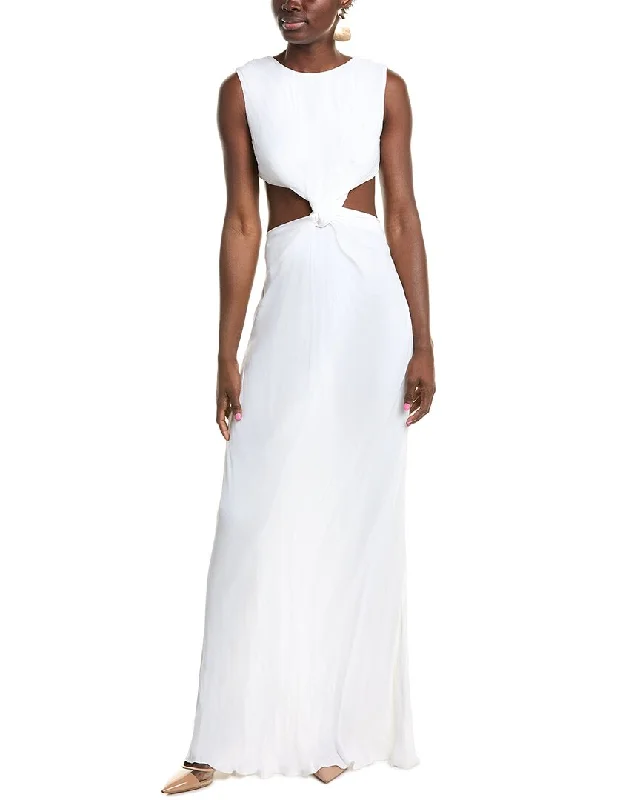 Price Smash Alberta Ferretti Cutout Waist Gown