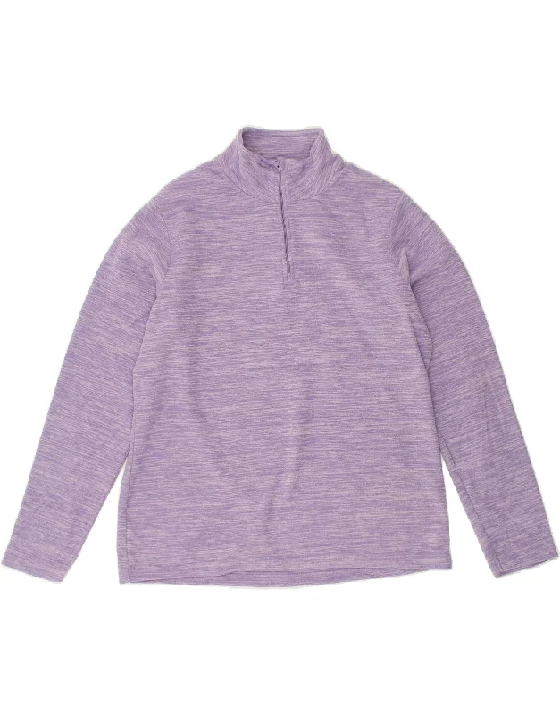 Special Buy MOUNTAIN WAREHOUSE Womens Zip Neck Fleece Jumper UK 16 Large   Purple
