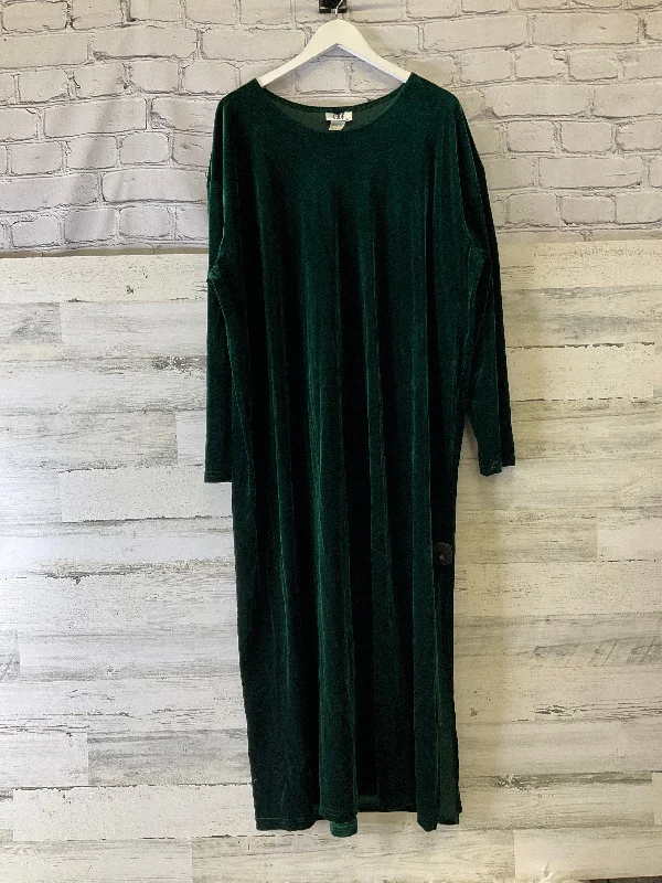 Special Promotion Dress Party Long By Clothes Mentor In Green, Size: 4x