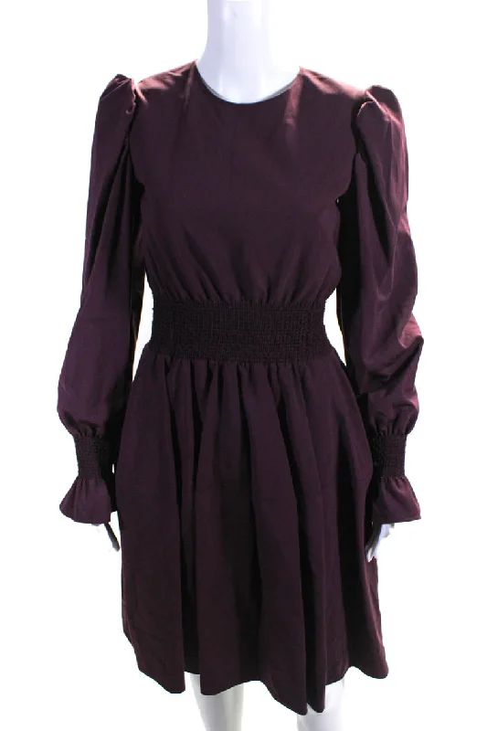 Daily Deals Adeam Womens Camellia Dress Burgundy