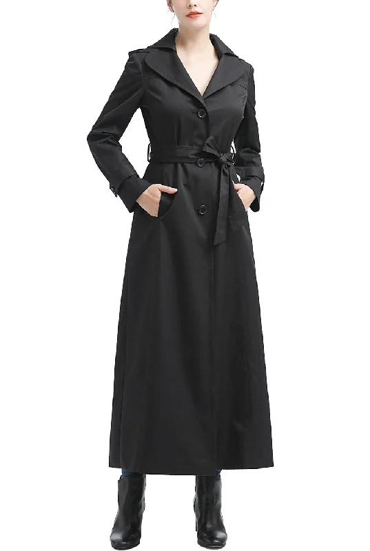 Factory Direct Sale Kimi + Kai Women's "Alena" Waterproof Hooded Long Trench Coat