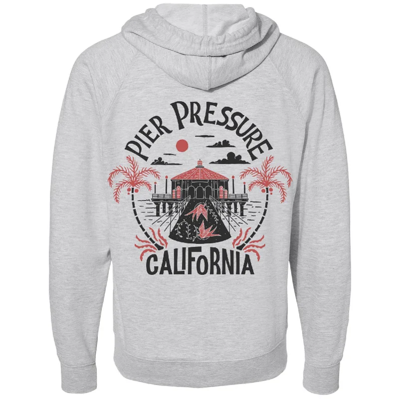 Special Discount Pier Pressure Raglan Zipper Hoodie